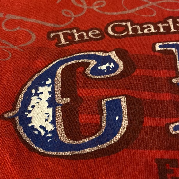 Murina The Charlie Daniels Band Unisex Large Red Short Sleeve Cotton Tee Shirt - Picture 4 of 11